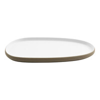 cheforward by GET Hatch 15 1/2" X 7 1/2" Touch of Honey Melamine Platter - 12/Case