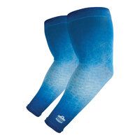 Ergodyne Chill-Its 6695 Blue Sun Protection Arm Sleeves 12195 - Medium / Large