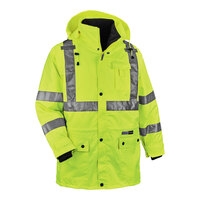 Ergodyne GloWear 8385 Type R Class 2 / Class 3 Hi-Vis Lime 4-in-1 Winter Jacket / Parka