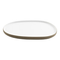 cheforward by GET Hatch 16" x 10" Touch of Honey Melamine Platter - 12/Case