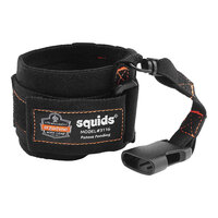 Ergodyne Squids 3116 Black 3 lb. Pull-On Wrist Tool Lanyard with Buckle 19057