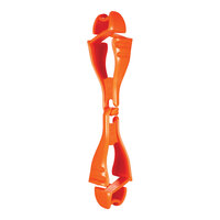 Ergodyne Squids 3400 Orange Glove Clip Holder with Dual Clips 19118