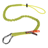 Ergodyne Squids 3100 Lime 10 lb. Tool Lanyard with Carabiner and Cinch Loop 19003