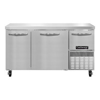 Continental Refrigerator FA60N 60" Extra-Deep Worktop Freezer with 2 Full Doors and 1 Half Door- 19 Cu. Ft.