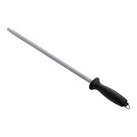 Choice 14" Round Stainless Steel Sharpening Rod with Plastic Handle