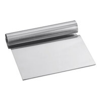 Choice 5 1/4" x 4 1/2" Stainless Steel Dough Cutter / Bench Scraper