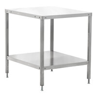 Hobart CUTTER-TABLE3 27" x 32" Table with Chrome Feet for Food Cutters