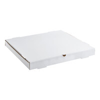 Choice 20" x 20" x 2" White Customizable Corrugated Plain Pizza Box - 25/Case