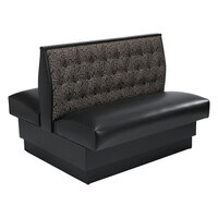 American Tables & Seating 46" Long Double Button Tufted Back Booth - 48" High