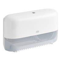 Tork Elevation 473200 Coreless High Capacity White Double Roll Toilet Tissue Dispenser T7