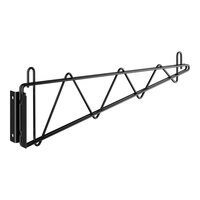 Regency 21" Deep Wall-Mount Bracket for Black Epoxy Wire Shelving - 2/Case