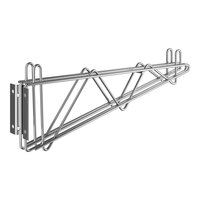 Regency 18" Deep Double Wall-Mount Bracket for Adjoining Stainless Steel Wire Shelving