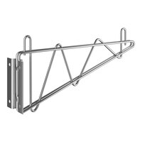 Regency 14" Deep Wall-Mount Bracket for Stainless Steel Wire Shelving - 2/Case