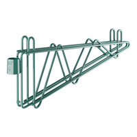 Regency 14" Deep Double Cantilever Bracket for Adjoining Green Epoxy Wire Shelving