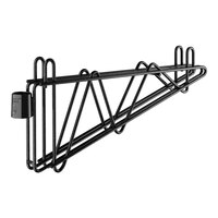 Regency 14" Deep Double Cantilever Bracket for Adjoining Black Epoxy Wire Shelving