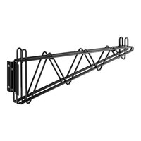Regency 21" Deep Double Wall-Mount Bracket for Adjoining Black Epoxy Wire Shelving