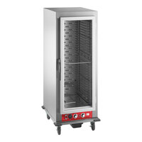 Avantco HPESC-1836 Full Size Vacuum-Insulated Heated Holding / Proofing Cabinet with Clear Door - 120V