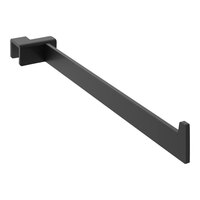 Econoco Aspect 12 5/8" Matte Black Metal Saddle-Mount Faceout for Select Merchandisers APFO12MAB