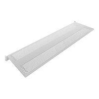 Econoco Aspect 45 3/4" x 14" Gloss White Metal Perforated Display Shelf for Select 48" Floor Merchandisers and Outriggers APSLFS48PW