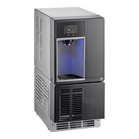 Follett 7UD112A-IW-NF-ST-00 Champion 7 Series ADA Height Air Cooled Chewblet Undercounter Ice Maker and Water Dispenser with 7 lb. Bin - 115V, 100 lb.