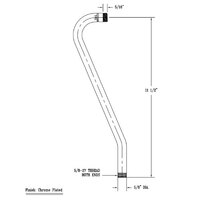 T&S 000289-40 12" Faucet Nozzle for BL-5561-6 Laboratory Faucet