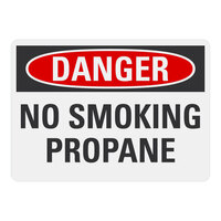 Lavex Aluminum "Danger / No Smoking / Propane" Safety Sign