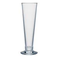 Strahl Design + Contemporary from Steelite International 14 oz. Plastic Footed Pilsner Glass - 12/Pack