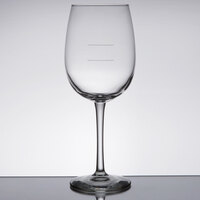 Libbey Vina 16 oz. Wine Glass with Etched Pour Lines - Sample