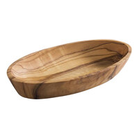 APS 3 oz. Oval Olive Wood Serving Bowl