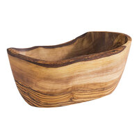 APS 10 oz. Organic Olive Wood Serving Bowl