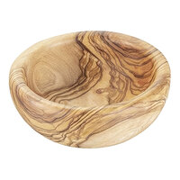 APS 5 oz. Round Olive Wood Serving Bowl