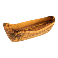 APS 13.5 oz. Organic Olive Wood Serving Bowl