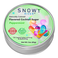 Snowy River Peppermint Cocktail Rimming Sugar 3 oz.