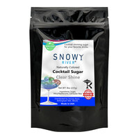 Snowy River Clear Shine Cocktail Rimming Sugar 8 oz.