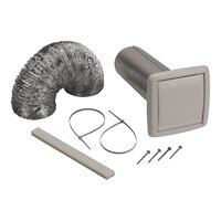 Broan Wall Vent Ducting Kit for 3" or 4" Round Ductwork WVK2A