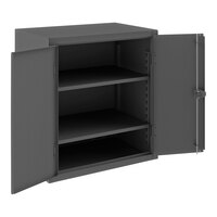 Durham Mfg 36" x 24" x 42" 12 Gauge Steel 2-Shelf Storage Cabinet HDC-243642-2S95