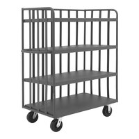 Durham Mfg 42" x 24" 14 Gauge Steel 4-Shelf Open Portable Truck OPT-4224-95