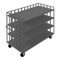 Durham Mfg 60" x 30" 14 Gauge Steel 4-Shelf Open Portable Truck OPT-6030-95