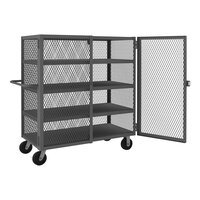 Durham Mfg 36" x 60" 14 Gauge Steel 4-Shelf Security Mesh Truck HTL-3660-DD-4-95