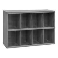 Durham Mfg 9" Steel Storage Bin Shelf with 8 Openings 393-95