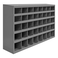 Durham Mfg 9" Steel Storage Bin Shelf with 40 Openings 349-95