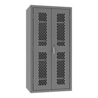Durham Mfg 36" x 24" x 72" 14 Gauge Steel 4-Shelf Storage Cabinet with Ventilated Doors EMDC-362472-4S-95