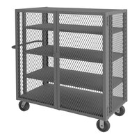 Durham Mfg 30" x 48" 14 Gauge Steel Adjustable 4-Shelf Cage Truck HTL-3048-DD-3AS-95