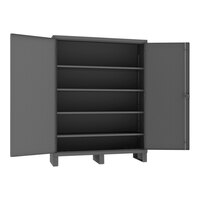 Durham Mfg 60" x 18" x 78" 14 Gauge Steel 4-Shelf Storage Cabinet 2704-4S-95
