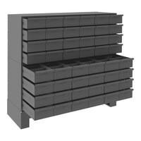 Durham Mfg 34" x 12 1/4" x 33 3/4" 48-Drawer Steel Storage Cabinet with 5 1/4" Base 017-95