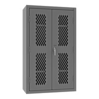 Durham Mfg 36" x 18" x 60" 14 Gauge Steel 3-Shelf Storage Cabinet with Ventilated Doors EMDC-361860-95