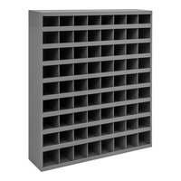 Durham Mfg 9" Steel Storage Bin Shelf with 72 Openings 350-95