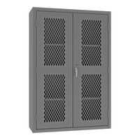 Durham Mfg 48" x 18" x 72" 14 Gauge Steel 3-Shelf Storage Cabinet with Ventilated Doors EMDC-481872-95