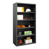 Durham Mfg 36" x 18" x 72" 12 Gauge Steel Adjustable 4-Shelf Enclosed Shelving Cabinet 5003-4S-95