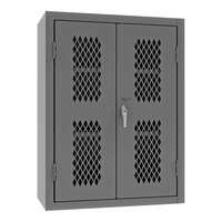 Durham Mfg 36" x 18" x 48" 14 Gauge Steel 2-Shelf Storage Cabinet with Ventilated Doors EMDC-361848-95